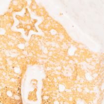 daiktų Meduolinio namelio keraminės pakabinamos dekoracijos, žiemos kalėdinės dekoracijos, 6 cm, 3 vnt.