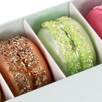 daiktų Kalėdinės eglutės papuošalo „macaron“ pakabukas, 6 cm