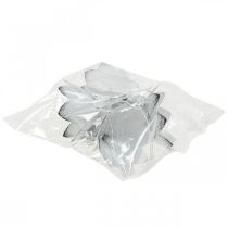 daiktų Pakabinamas pakabukas Elf Dekoracija Metalas Baltas Ø6cm H9cm 4 Vnt