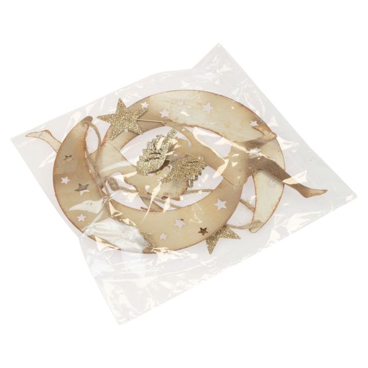 daiktų Angelų pakabukas žvaigždė Kalėdinė dekoracija pakabinimui H19cm 2 vnt