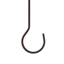 Kablys rudas L 25cm 12vnt