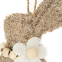 daiktų Velykų zuikučio pakabinama dekoracija, idealus dekoratyvinis aksesuaras langų dekoravimui, 14 cm, 8 dalys