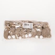 daiktų Velykų zuikučio pakabinama dekoracija, idealus dekoratyvinis aksesuaras langų dekoravimui, 14 cm, 8 dalys