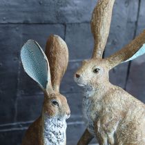 daiktų Dekoratyvinė triušio figūrėlė stilingoms pavasario ir Velykų kompozicijoms, 43 cm