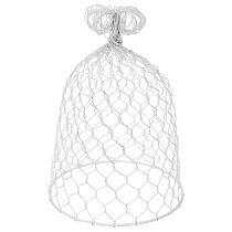 daiktų Vintažinis vielinis varpelis kaimiško stiliaus stalo dekoracijoms, 23 cm