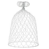 daiktų Vintažinis vielinis varpelis kaimiško stiliaus stalo dekoracijoms, 23 cm
