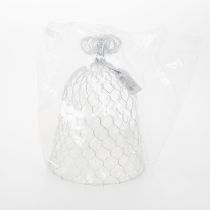 daiktų Vintažinis vielinis varpelis kaimiško stiliaus stalo dekoracijoms, 23 cm