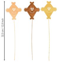 daiktų Rudeniniai drakonai, sodo kamščiai, rudeniniai kamščiai L32.5cm 12 vnt