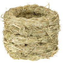 daiktų Šieno vainikai, natūralios dekoracijos, 21–22 cm, 5 vnt. rinkinys, „pasidaryk pats“ vainikas
