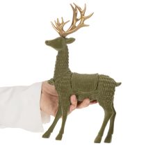 daiktų Dekoratyvinė elnio figūrėlė su ragais, 31 cm