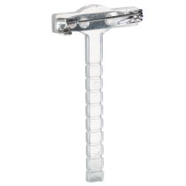 daiktų Vestuvinių atlapo smeigtukai skaidrūs/sidabriniai 5 cm 50 vnt.