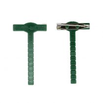 daiktų Vestuvinis segtukas žalias, sidabrinis 2,6cm x 5cm 50 vnt