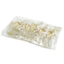 daiktų Vestuvių segtukas su širdies kremu 12cm 16 vnt