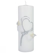 Vestuvinė žvakė žvakė vestuvinė žvakė sidabrinė vestuvės 240/80mm