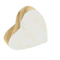 daiktų Medinė širdelė maišelyje 2cm - 4cm 24 vnt