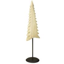 daiktų Medinė Kalėdų eglutė, kalėdinė dekoracija, natūrali Paulownia, aukštis 54 cm