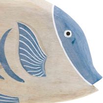 Medinė žuvis deko didelė, deco žuvis stovi H30cm