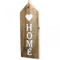 Namas pakabinti, medinė apdaila &quot;Home&quot;, dekoratyvinis pakabukas Shabby Chic H28cm