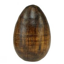 daiktų Mediniai kiaušiniai Brown Mango Wood Velykiniai kiaušiniai iš medžio H8cm 3vnt