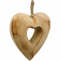 Dekoratyvinė pakabuko širdelė, medinė širdelė, Valentino diena, medinis pakabukas, vestuvių dekoracija 6vnt
