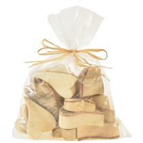 daiktų Medinės širdelės barstytuvas širdelės beržinės širdelės natūralios 6×4cm 16 vnt