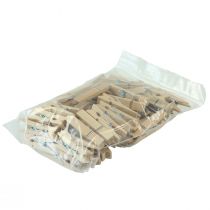 daiktų Medinis segtukas mini skalbinių segtukas dekoratyvinis segtukas 3,5cm 50 vnt