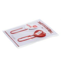 daiktų Mediniai segtukai širdelė "Love" dekoratyvinė širdelė Valentino dovana 2vnt