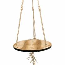 daiktų Augalų sūpynės, gėlių padėklas ant virvės, pakabinamas krepšelis su makrame Ø34cm L84cm