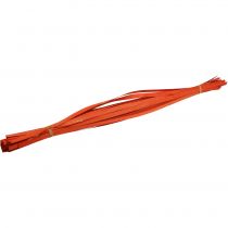 Medinės juostelės pynimui oranžinės spalvos 95cm - 100cm 50p