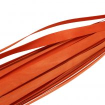 Medinės juostelės pynimui oranžinės spalvos 95cm - 100cm 50p