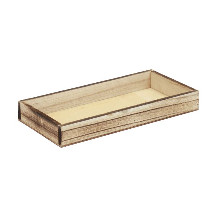 Medinis padėklas liepsna dekoratyvinis padėklas stalo apdaila kaimiškas 24×12×3cm