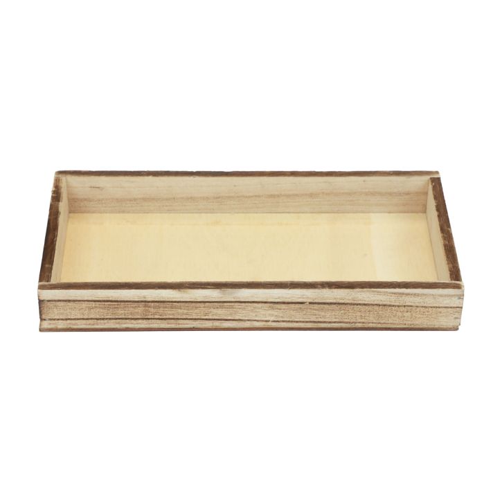 Medinis padėklas liepsna dekoratyvinis padėklas stalo apdaila kaimiškas 24×12×3cm