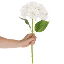 daiktų Dirbtinė hortenzija su ilgu kotu dekoravimui, 48 cm