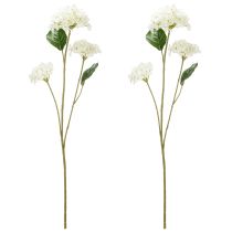 daiktų Dirbtinė hortenzija elegantiškam, moderniam interjero dizainui, 80 cm, 2 vnt.