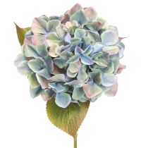 daiktų Hortenzija dirbtinė gėlė mėlyna violetinė Ø18cm L69cm 2vnt
