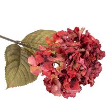 daiktų Dirbtinės hortenzijos žydinti šakelė, dideli žiedai, 74 cm