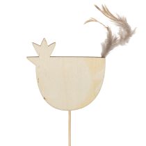 daiktų Velykinio rašto vištienos iešmeliai pavasarinei dekoracijai, 7 cm, 12 vnt.