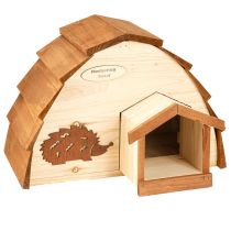 daiktų Ežiuko namas Hedgehog Hotel Eglės medienos maitinimo stotis Mediena 34×18×24cm
