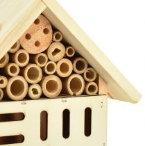 daiktų Vabzdžių viešbutis medinis eglės namas vabzdžių natūralus H23,5cm