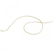 Džiuto virvelė, natūrali džiuto virvė Natūralios spalvos, balinta Ø3mm L200m