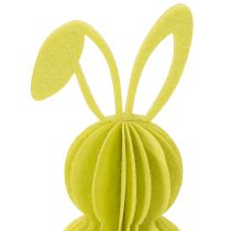 daiktų Dekoratyvinė veltinio triušio figūrėlė pavasario dekoracijai, 20 cm, 4 dalys