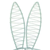 daiktų Vielinis triušis kaip atviras dekoratyvinis objektas modernioms pavasario ir Velykų idėjoms, 16 cm, 3 vnt.