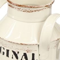 daiktų Ąsočio metalinė dekoracija &quot;Original 1982&quot; Cream Rust H13cm 2vnt.