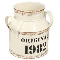 daiktų Ąsočio metalinė dekoracija &quot;Original 1982&quot; Cream Rust H16cm 2vnt.