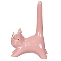 daiktų Katės dekoratyvinė figūrėlė, ideali miegamojo ir vonios kambario dekoracija, 14 cm, 2 dalys