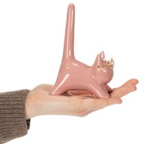 daiktų Katės dekoratyvinė figūrėlė, ideali miegamojo ir vonios kambario dekoracija, 14 cm, 2 dalys