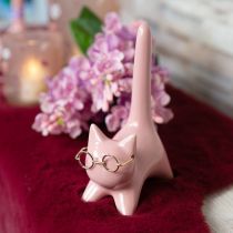 daiktų Katės dekoratyvinė figūrėlė, ideali miegamojo ir vonios kambario dekoracija, 14 cm, 2 dalys