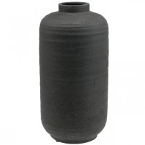 Keraminė vaza Juoda dekoratyvinės vazos Didelės Ø18,5cm H40cm