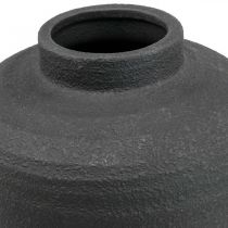Keraminė vaza Juoda dekoratyvinės vazos Didelės Ø18,5cm H40cm