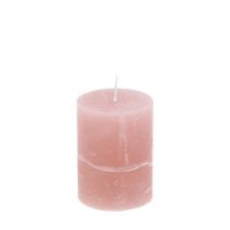 Žvakė sena rožinė 60mm x 80mm dažyta 8vnt